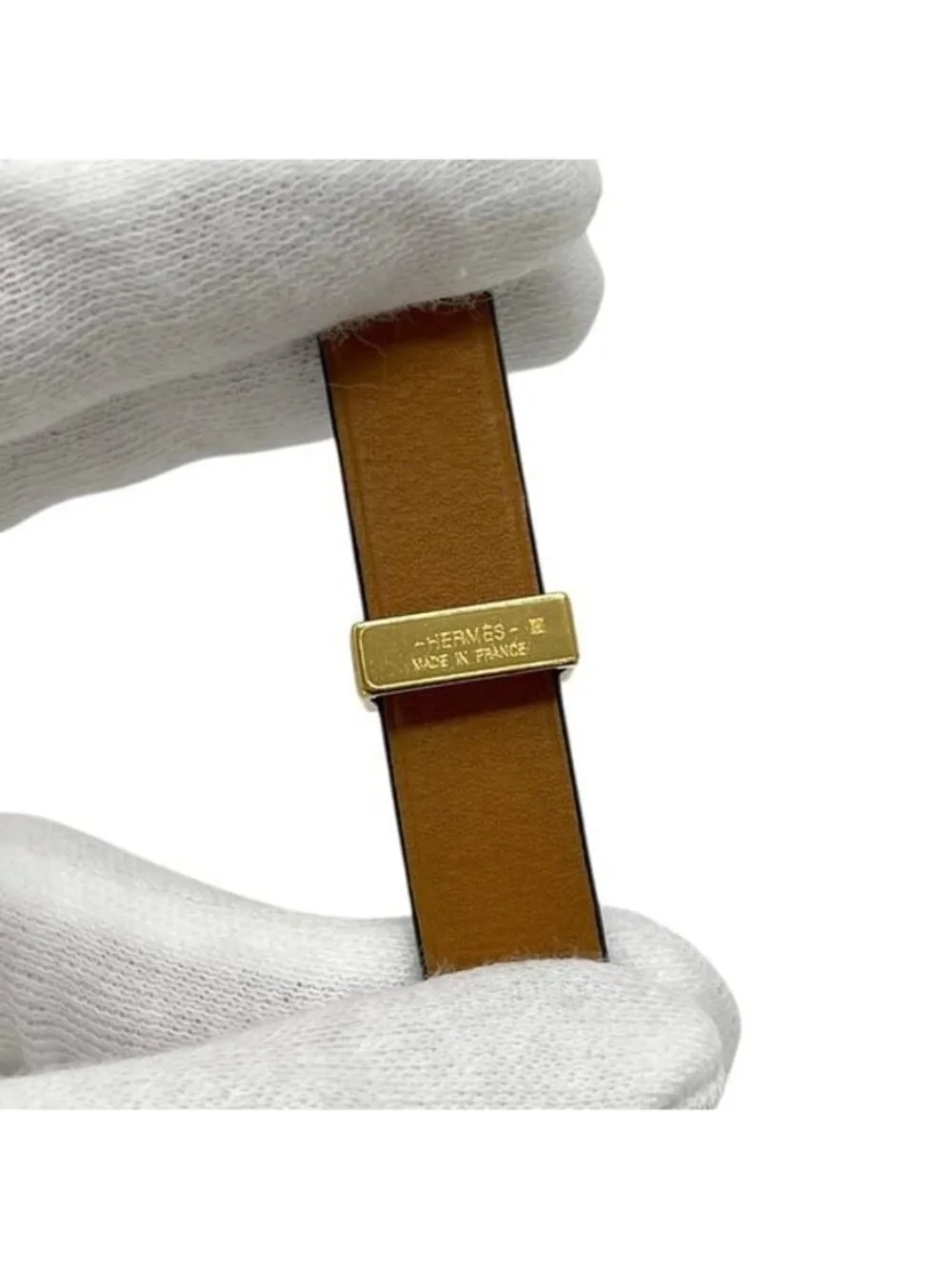 Hermes Bracelet Mini Dog Navy Swift Leather